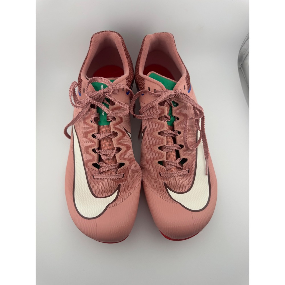 Nike Rival Sprint Track Field Spikes Pink Red Mens 10.5 HQ2061-600 Cleats